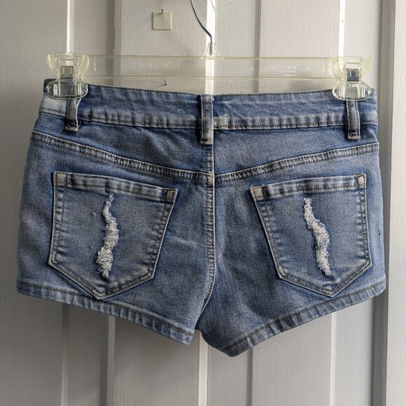 Chi Ali Upcycled Jean Shorts - Picture 2 of 4